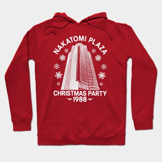 nakatomi plaza 1988 vintage Hoodie by Potato 8 Pixel